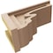 Ekena Millwork 6"W x 12"D x 6"H Wide Highland Rough Cedar Woodgrain TimberThane Corbel, Primed Tan CORUR06X12X06HLDRCPR - alternate 5